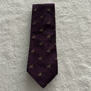 Brooks Brothers Dog Design Tie